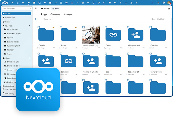 Nextcloud Hub (a well-known Dropbox alternative)